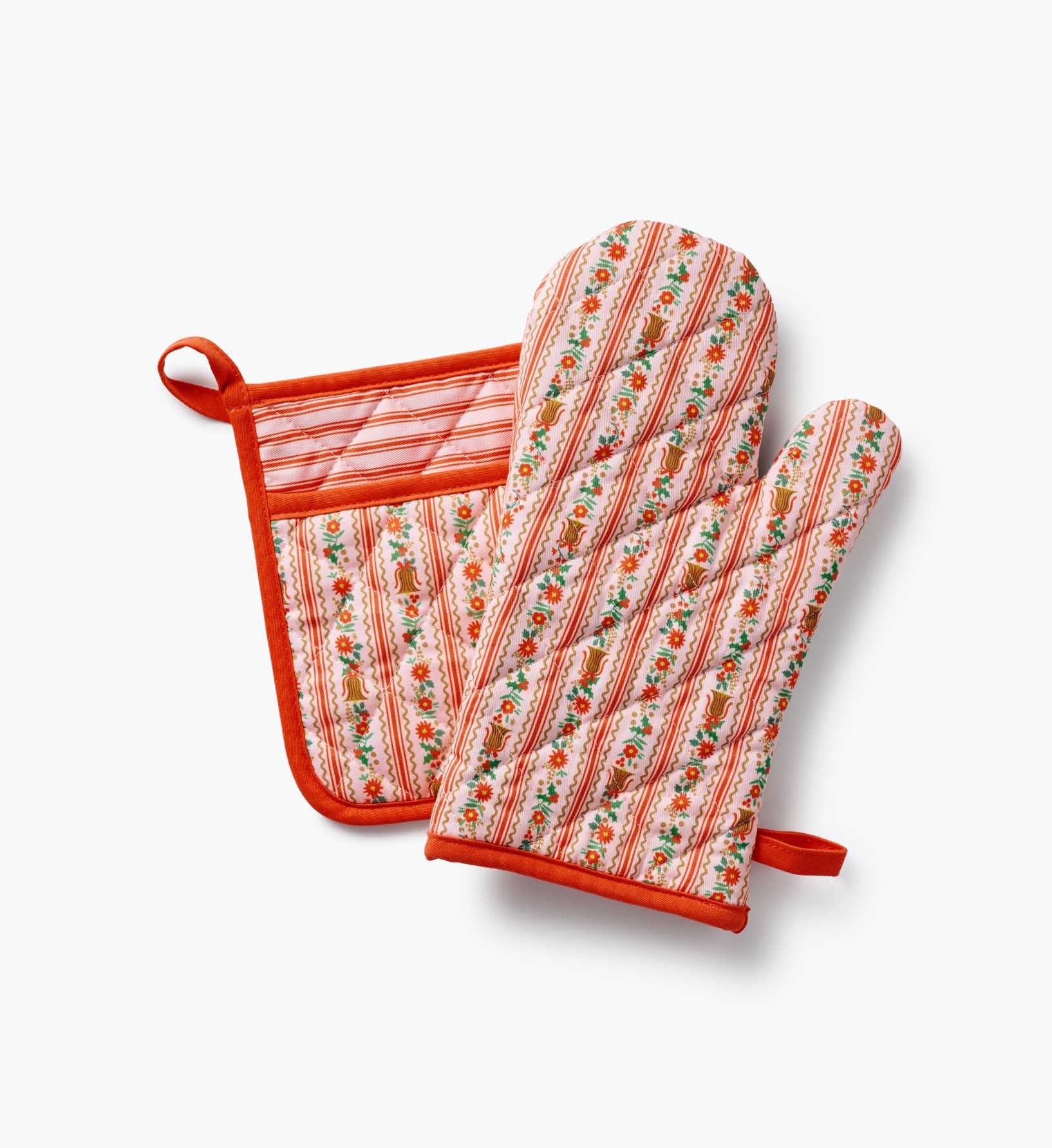 Oven Mitt - Holly Jolly